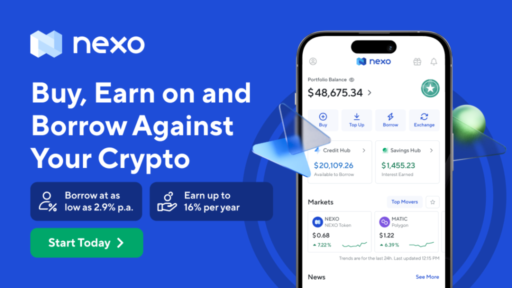 nexo earn promo