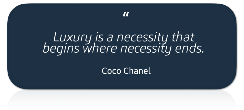 Definition of Luxury by Coco Chanel opt