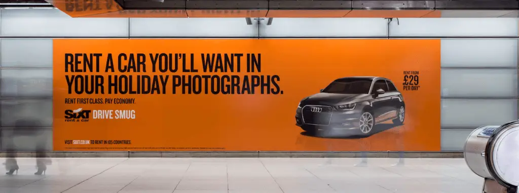 car rental company ads - credits to Billy Bolton