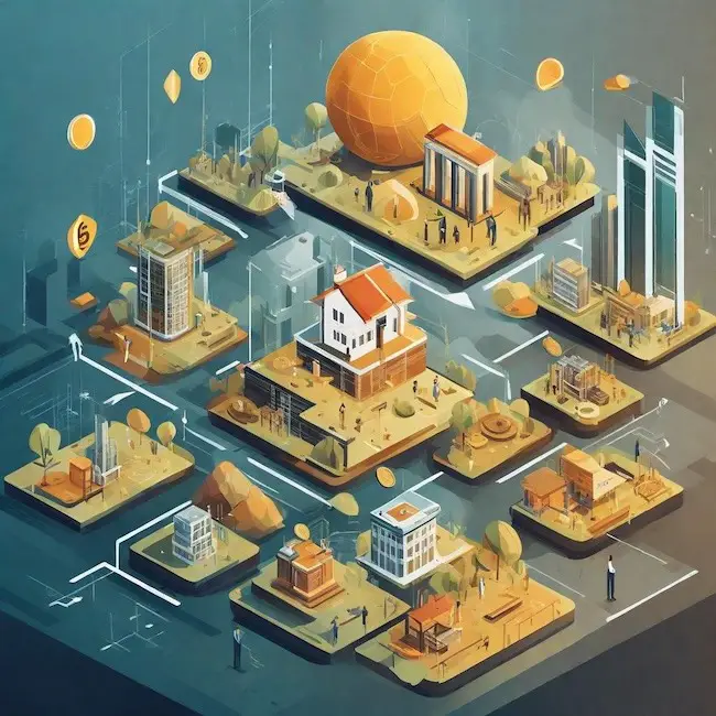 isometric image showing 8 asset classes