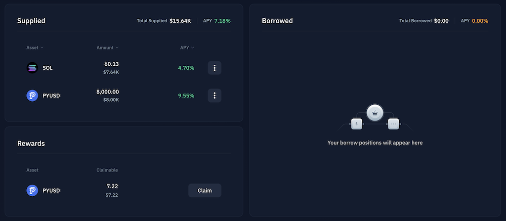 Kamino Dashboard