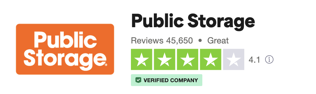 public storage rating