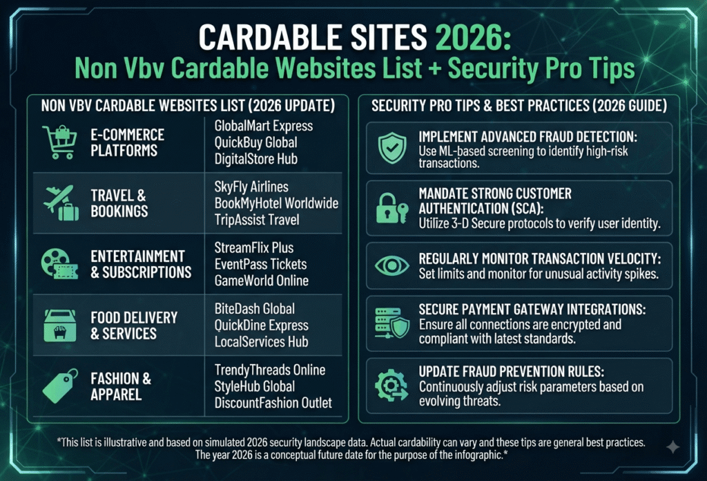 Cardable Sites 2026