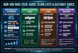 Non VBV BINs 2026